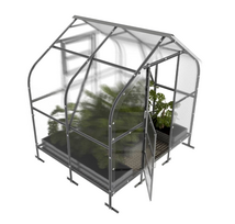 siltnamiai 4 8 - Meistro Kodas KLASIKA DROP šiltnamis 2,5x8 (20 m2) su 4 mm danga - 5 nuotrauka