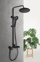 ultra 10 rubineta - Dušo sistema Rubineta OLO + Ultra-10, juoda (Black) - 5 nuotrauka