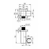 duso sistema rubineta - RUBINETA THERMO-3F-OLO (SQ), chromo - 8 nuotrauka