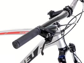 27 5 remas mtb - Romet Rambler R7.4 27.5 sidabrinis/juodas/raudonas 2025 L - 5 nuotrauka