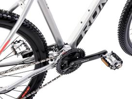 27 5 remas mtb - Romet Rambler R7.4 27.5 sidabrinis/juodas/raudonas 2025 L - 6 nuotrauka