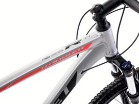 27 5 remas mtb - Romet Rambler R7.4 27.5 sidabrinis/juodas/raudonas 2025 L - 8 nuotrauka