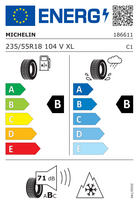 michelin crossclimate r18 235 - MICHELIN CROSSCLIMATE 2 XL 235/55 R18 104 V - 2 nuotrauka