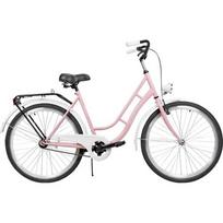 dviratis 26 miesto - Miesto dviratis AZIMUT Retro 26" 2021, rožinis - 7 nuotrauka
