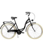 dviratis 26 miesto - Miesto dviratis AZIMUT City Lux 26" 2021, juodas - 6 nuotrauka