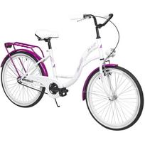 dviratsi 24 - Dviratis AZIMUT Julie 24" 2021 baltas-violet - 3 nuotrauka