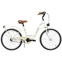 dviracio vaikisko - Dviratis AZIMUT Julie 24" 2021 light cream - 4 nuotrauka