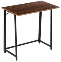 sulankstomi stalai - Sulankstomas rašomasis stalas ModernHome Loft Style, 80 cm x 45 cm, 76 cm, tamsiai ruda sp. - 1 nuotrauka