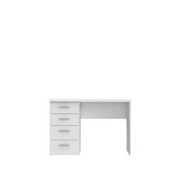 stalas 110 x 60 - Rašomasis stalas su stalčiais Domoletti MT935-Z12M, 110 cm x 60 cm, 76.5 cm, balta sp. - 1 nuotrauka