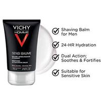 vichy kosmetika - Vichy Homme Sensi-Baume Ca 75ml Vyrams Balzamai po skutimosi - 2 nuotrauka