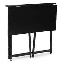 juodas sulankstomas staliukas - Sulankstomas rašomasis stalas ModernHome Loft Style, 80 cm x 45 cm, 76 cm, juoda sp. - 6 nuotrauka