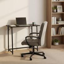 juodas sulankstomas staliukas - Sulankstomas rašomasis stalas ModernHome Loft Style, 80 cm x 45 cm, 76 cm, juoda sp. - 9 nuotrauka