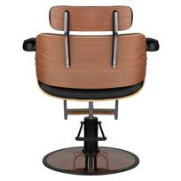 juodasis riesutmedis - Gabbiano Florence kirpyklos kėdė, Juodas riešutmedis (Walnut Black) - 4 nuotrauka
