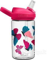 CamelBak Eddy+ Kids Butterflies, 400 ml, rožinė