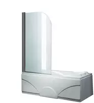 Stiklinė sienelė voniai ELP-642, 1550x800 mm