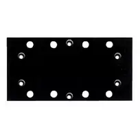 plokstes padas - Šlifavimo padas vibro šlifuokliui Bosch; 93x185 mm; 1 vnt. - 2 nuotrauka
