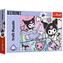 kitty kuromi - Trefl Dėlionė Have Fun With Kuromi 18325, 30 det. - 3 nuotrauka