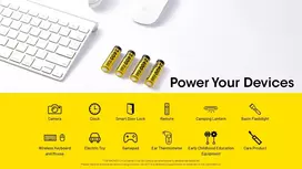 elementai aa - BATTERY RECH. LI-ION AA 1.5V/4PACK NH2400 NITECORE - 3 nuotrauka