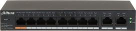 8 poe port switch - Switch|DAHUA|Type L2|Desktop/pedestal|PoE ports 8|CS4010-8ET-60 - 3 nuotrauka
