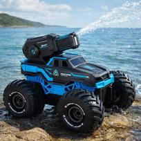 gestais valdomas - Ikonka RC amfibija Shot Racing, Mėlynas (Blue) - 2 nuotrauka