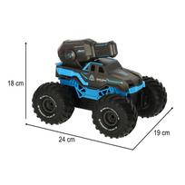 gestais valdomas - Ikonka RC amfibija Shot Racing, Mėlynas (Blue) - 7 nuotrauka