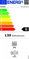 juodi saldytuvai - HEINNER HHRV-A85DRL34 - 2 nuotrauka