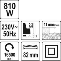 elektrinis oblius - YATO YT-82141 - 2 nuotrauka
