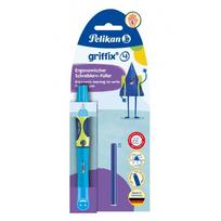 kairiarankiams - Plunksnakotis Pelikan Griffix-4 L Neon Fresh Mėlyna (Neon Fresh Blue) - 2 nuotrauka