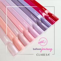 uv nagu lakas - Claresa Soak Off UV/LED Purple hibridinis nagų lakas 601 5g - 2 nuotrauka