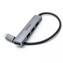usb c jungtis - HUB Unitek H1208B USB-C / 3x USB-A 2.0, USB-A 3.0 - 3 nuotrauka