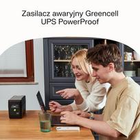 ups 900 w - Green Cell PowerProof UPS 1500VA 900W LCD - 3 nuotrauka