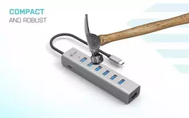 usb 3.0 hub - I-TEC C31HUBMETAL703 - 4 nuotrauka