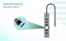 usb 3.0 hub - I-TEC C31HUBMETAL703 - 6 nuotrauka