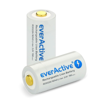 ikraunamos baterijos - EverActive RCR123A / 16340 3V Li-Ion 700mAh USB įkraunama baterija - 6 nuotrauka