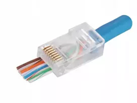 rj45 jungtis - Alantec-Wtyk przelotowy RJ45 UTP kat.5e (op.100 szt - 3 nuotrauka