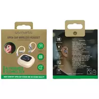 ear open - 4smarts SkyBuds AI Open-Ear ausinės Smėlio (Beige) - 2 nuotrauka