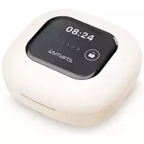 ear open - 4smarts SkyBuds AI Open-Ear ausinės Smėlio (Beige) - 7 nuotrauka