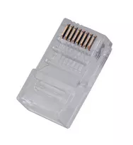 kistukas rj45 8p8c - Gembird Modular Plug 8P8C Gold Plated x 100 - 5 nuotrauka