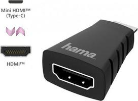 mini hdmi adapteris - Adapteris Hama HDMI Female to Mini HDMI Male HDMI A female, Mini HMDI C, 1 m - 2 nuotrauka