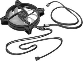 140mm fan reverse - Modecom Volcano Apex 140 ARGB Juodas (Black) Reverse Fan - 2 nuotrauka