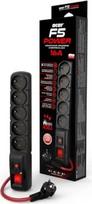 ilgintuvas 1.5 - Acar F5 Power W2289 1,5 m 5 lizdai Juodas (Black) - 4 nuotrauka