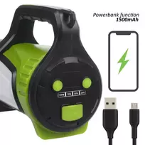 iniu isorine baterija - Maclean MCE345 LED 3-in-1 flashlight with powerbank function - 6 nuotrauka