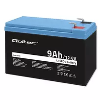 ups baterijos - QOLTEC 53700 LiFePO4 battery / 9Ah - 2 nuotrauka