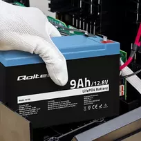 ups baterijos - QOLTEC 53700 LiFePO4 battery / 9Ah - 6 nuotrauka