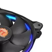 ledu ausintuvai - THERMALTAKE Riing 14 LED RGB Set of 3 high performance casefan 3 pieces 140x140x25mm RGB LED Noise 28.1 dBA with LNC - 2 nuotrauka