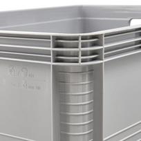daiktai - Daiktadėžė Keeeper 1088413000000, 45 l, pilka, 600 x 400 x 220 mm - 3 nuotrauka