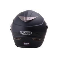 moto salmai - Motociklininko šalmas HD-09B, dydis L, juodas (Black) - 3 nuotrauka