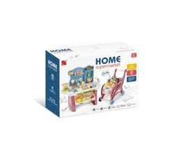 zaislas supermarket - Home supermarket parduotuvės kasa ir vežimėlis 668-82 - 3 nuotrauka
