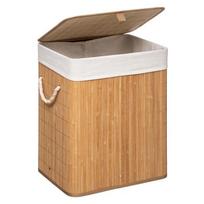 skalbiniu deze - Skalbinių krepšys 5five Simply Smart, 60 l, balta/smėlio - 2 nuotrauka