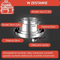 tefal ingenio - Pots and pans set, Tefal Ingenio Emotion 5 -piece Set - 5 nuotrauka